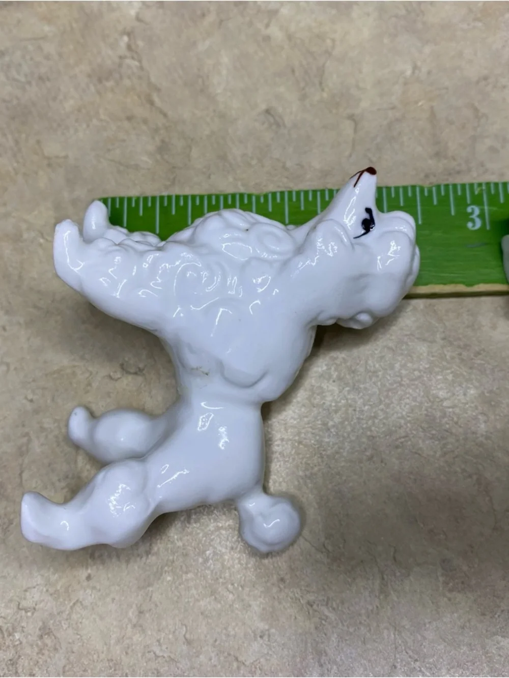 Vintage White Ceramic Poodle Trio Figurines – Collectible Set